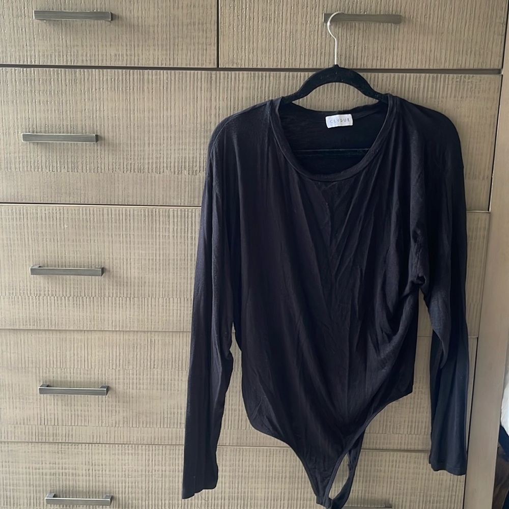 CLYQUE - Paul Bodysuit in Black